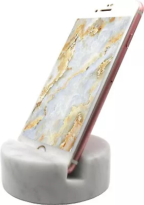 Luxurious Marble Cell Phone Stand Holder For Cellphone Tablet On Desk Counter... • $16.99