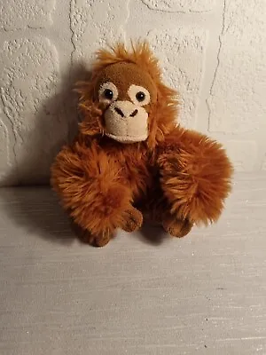 Keel Vintage Plush Orangutan Soft Plush Toy Bean Toy 10  Brown Monkey 1990  • £12.99