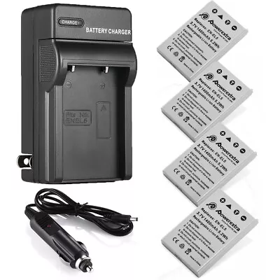 Lot EN-EL5 Battery & Charger For Nikon Coolpix P500 P510 P520 P530 P80 P90 P100 • $8.99