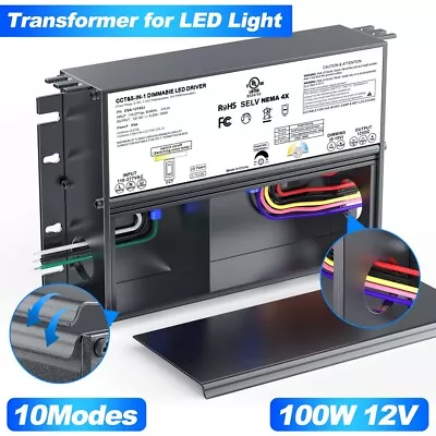 Dimmable LED Driver ELV/MLV/Triac/0-10V/1-10V AC To DC Power Supply Transformer • $79.45