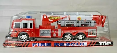 ShunTai #970733 Fire Ladder Rescue Truck Friction Drive 11 1/2  Mint Not Opened • $9.95