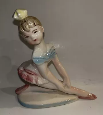 Vintage Ballerina Porcelain Figurine Or Cake Topper Japan • $12