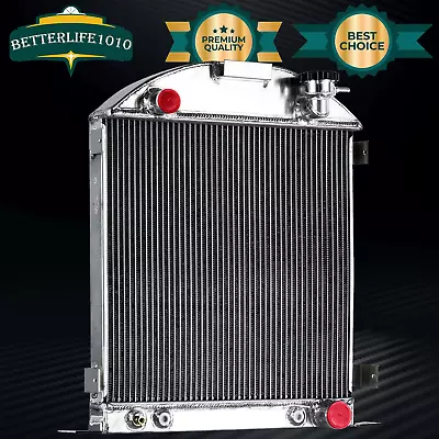 3 Row Aluminum Radiator Fits 1928-1929 Ford Model A Chevy Engine Configuration • $199