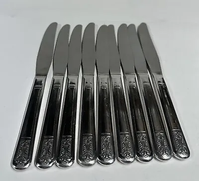 9 Royal Saxony Silver Plate Butter Knife Meriden  Connecticut USA • $34.30