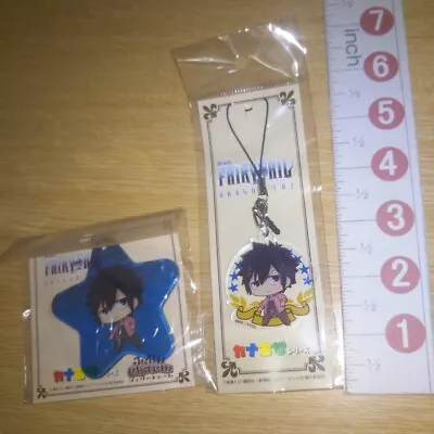 A72335 Fairy Tail DRAGON CRY Acrylic Strap  Jelly Charm / Gray Fullbuster • £13.61