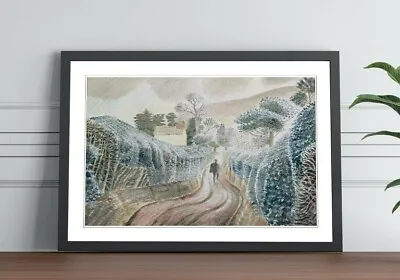 £19.99 • Buy Eric Ravilious Wet Afternoon FRAMED WALL ART POSTER PAINTING PRINT 4 SIZES