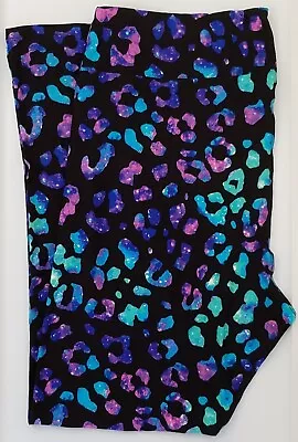 TC LuLaRoe Tall & Curvy Leggings Cute Rainbow Cheetah Leopard Rare Print ! Q45 • $16.90