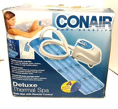 New Sealed Conair Deluxe Thermal Spa MBTS4T Soft Cushion Bath Spa With Remote • $134.95