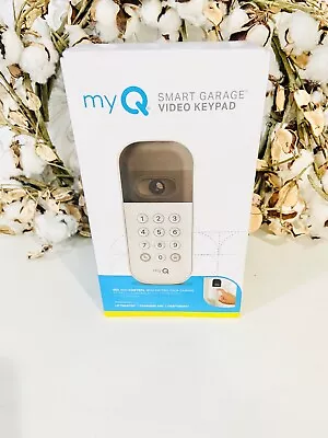MyQ Smart Garage Door Video Keypad With Wide-Angle Camera Customizable PIN Code • $37.99