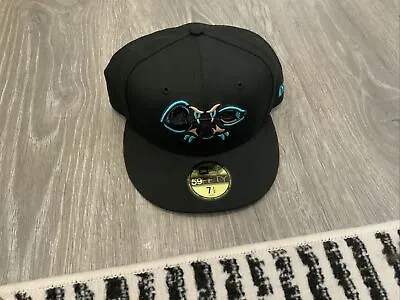 Charlotte Stone Crabs MiLB New Era 59FIFTY Hat Black Men’s Size: 7 1/2 • $28