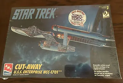 Star Trek AMT/ERTL Cut Away USS Enterprise NCC 1701 WITH POSTER Sealed VTG • $34.99