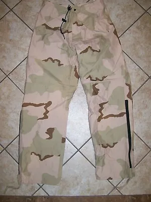 US Military Army Gore-Tex Extended Cold Weather Trousers Desert Camo Small Long • $26.99