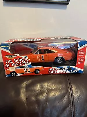 General Lee Diecast 1/18 Dodge Charger 1969.  Rare Edition Race Day Version. • $150