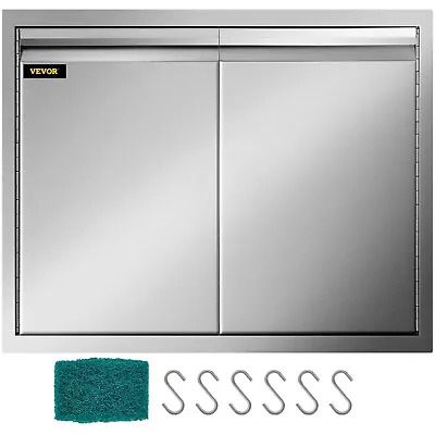 $103.99 • Buy VEVOR 30  Outdoor Kitchen / BBQ Island Stainless Steel Double Access Door 21''