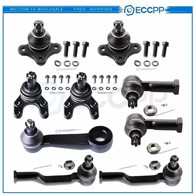 Suspension 9pcs Front Ball Joints Tie Rods Pitman Arm Fits 1991-1993 Mazda B2200 • $55.62
