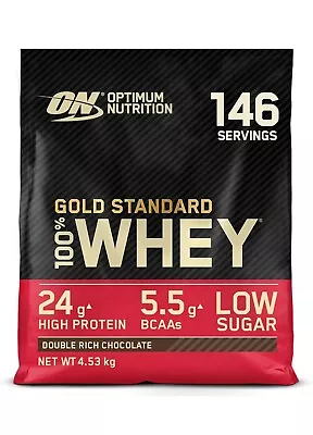 OPTIMUM NUTRITION 100% Gold Standard Whey Protein Double Rich Chocolate 10 Lbs • $165