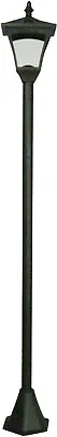 Luxform Garden Patio Pathway Height Adjustable Solar LED Black Lamp Post Light • £19.99