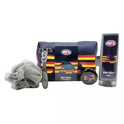 AFL Adelaide Crows Toiletry Bag Gift Set • $23.95