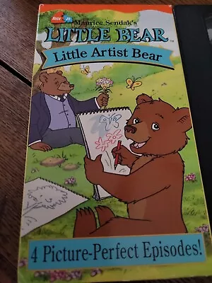 Little Bear Little Artist Bear VHS 2002 Nick Jr Maurice Sendak Else Minarik • $19