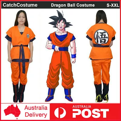 Anime Dragon Ball Z Sun Goku Cosplay Costume Teens Halloween Party Fancy Dress • $36.60