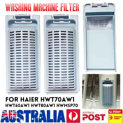 2pcs Washing Machine Lint Filter For HAIER HWT70AW1 HWT60AW1 HWT80AW1 HWMSP70 • $11.99