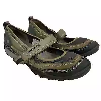Merrell J68176 Mary Jane Sandal Shoes Women US 8 Mimosa Emme Dusty Olive • $13.50