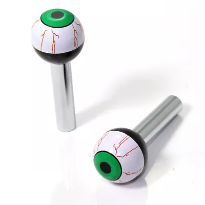 2 Universal Green EyeBall Interior Door Lock Knobs Pins For Car-Truck-HotRod • $10.95