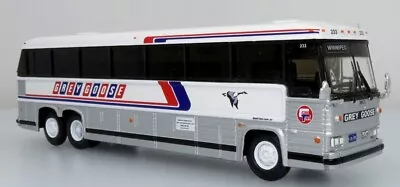 Iconic Replicas 1:87 MCI MC-12 Coach: Grey Goose Lines • $24.95