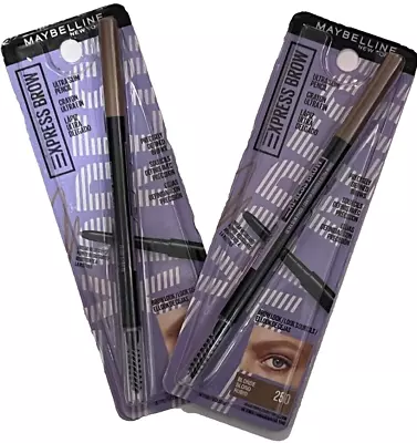 Maybelline Brow Ultra Slim Eyebrow Definer Pencil BLONDE 250 2 PACK • $18.99