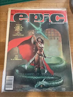 Epic Illustrated 27 Marvel Magazine Dec 1984 Bode Todd Williamson Galactus • $3.99