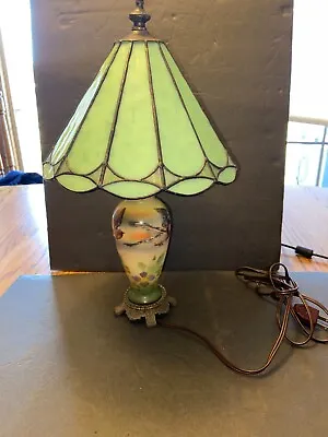 Vintage Japanese Noritake Hand Painted Boudoir Lamp Light • $119