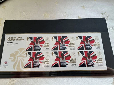 £5.99 • Buy London 2012 Olympic Games Gold Medal Winners Mini Sheet  MO FARAH