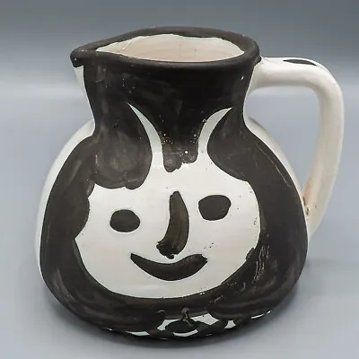 Pablo Picasso (1881-1973)  Madoura Ceramic Pitcher 'Têtes' Ramié 367 Devil Face • $7225