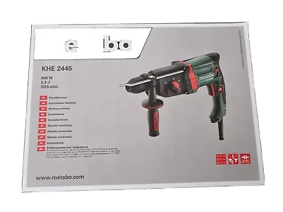 METABO Combination Hammer KHE 2445 (601709500) (220-240 V )PLASTIC CARRY • £100