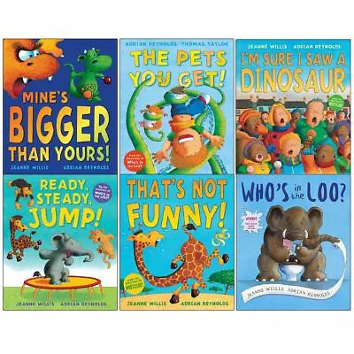 £14.97 • Buy Jeanne Willis Whos In The Loo 6 Picture Books Set By Jeanne Willis & Adrian