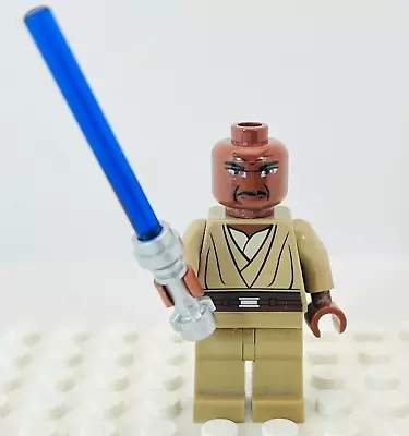 Lego Star Wars Mace Windu 7868 8019  Clone Wars Minifigure W/ Lightsaber 2009 • $14.29