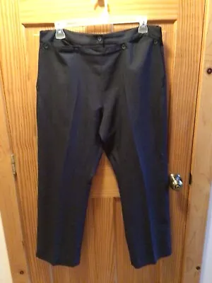 Amish Mennonite Hand Made Black 6-Button Broadfall Pants W38 EUC Plain Clothing • $14.99