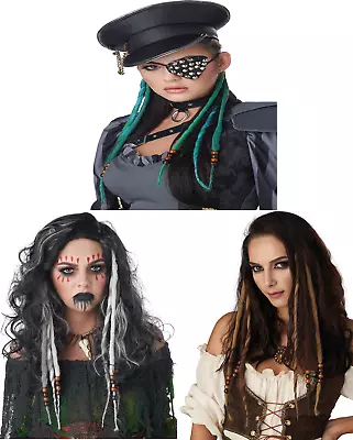 Clip In Dreads Pirate Steampunk Ghost Adult Costume Wig  • $15.43