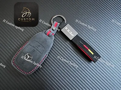 Premium Alcantara Keyring Key Cover Set For Mercedes E63S AMG Exclusive Made • $108