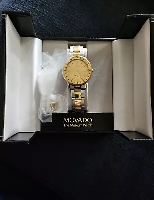 Mens Rare Stainless Steel Movado Watch 81.09.061 • $255