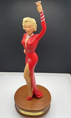 Vintage Marilyn Monroe 9” Music Figurine Diamonds Girls Best Friend New W/Box • $55