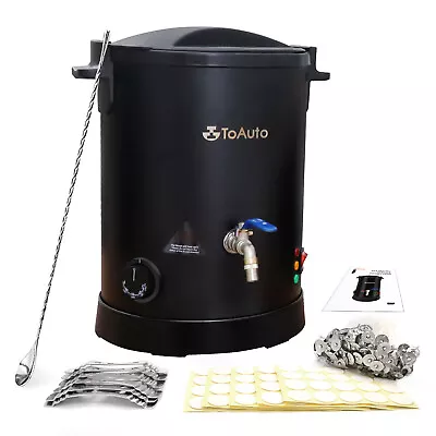 8L Candle Making Electric Large Melting Pot Furnace Wax Melter W/Spoon 1100W UK  • £98.77