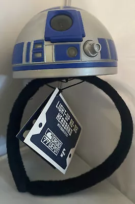 Disney Parks Star Wars Galaxy’s Edge Droid Depot Light Up R2-d2 Headband Sounds  • $6