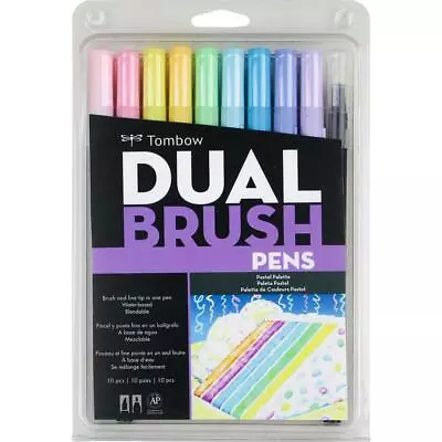 Tombow Dual Brush Pens 10/Pkg - PASTEL • $44.50