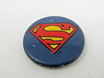 Superman S Logo Pin Button 1996 Vintage • $8.99