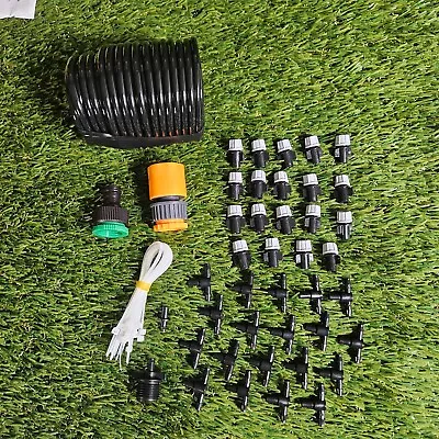 130ft Misting Cooling Outdoor System Patio Garden Mister Nozzle Water Irrigation • $21.99