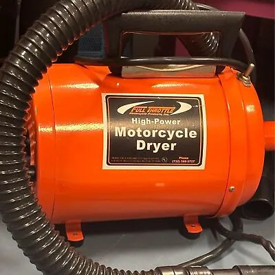 Motorcycle High Power Dryer Full Throttle Blower • $80.75