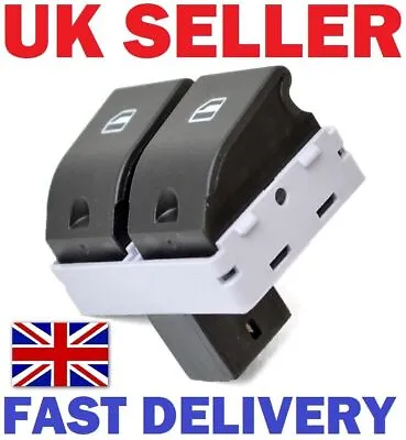 For VW Transporter T5 T6 2003-2014Electric Window Switch Front L R 7E0959855A UK • £11.37