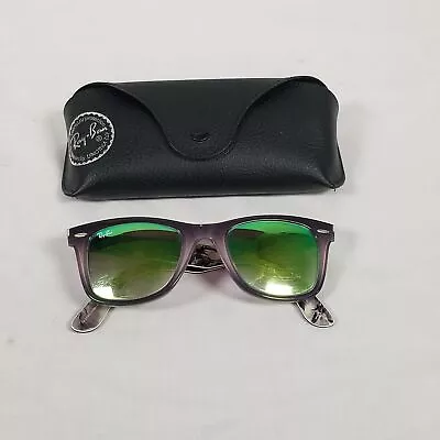 Ray Ban RB2140 Wayfarer Unisex Sunglasses Purple Fade Black 50[]22 150 • $49