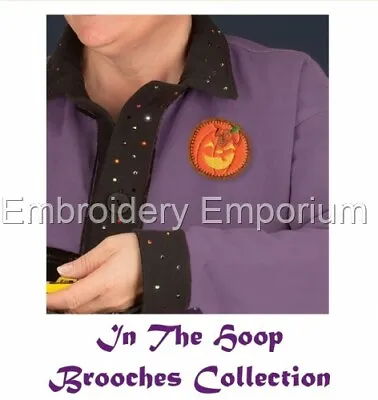 £7.95 • Buy In The Hoop Brooches Collection - Machine Embroidery Designs On Cd Or Usb